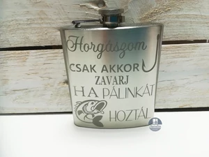 Fém flaska - horgászoknak