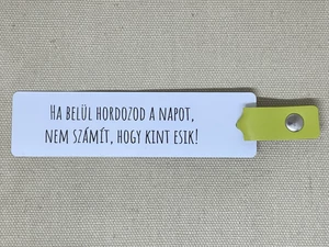 Motivációs könyvjelző