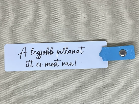 Motivációs könyvjelző