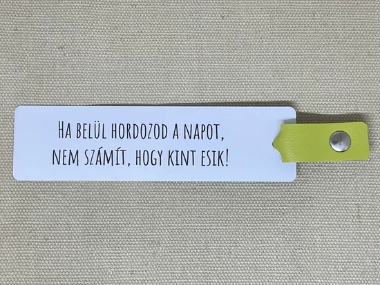 Motivációs könyvjelző