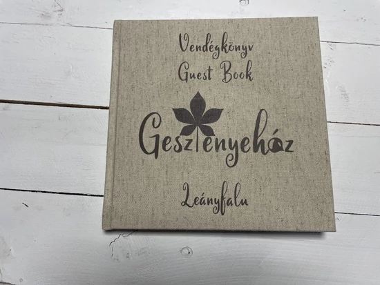 Vendégkönyv szálláshelyeknek/vendégházaknak