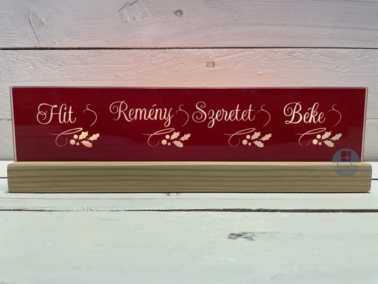 Adventi mécsestartó - Karácsony