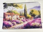 Kép 1/2 - Provence mintás neszesszer - festményszerű tájjal