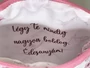 Kép 3/3 - Anyák napi neszesszer - egyedi felirattal - rózsaszín